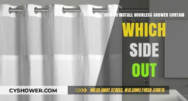 Easy Hookless Shower Curtain Installation: Which Side Faces Out?