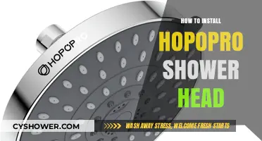 Easy Guide to Installing Your Hopopro Shower Head Effortlessly