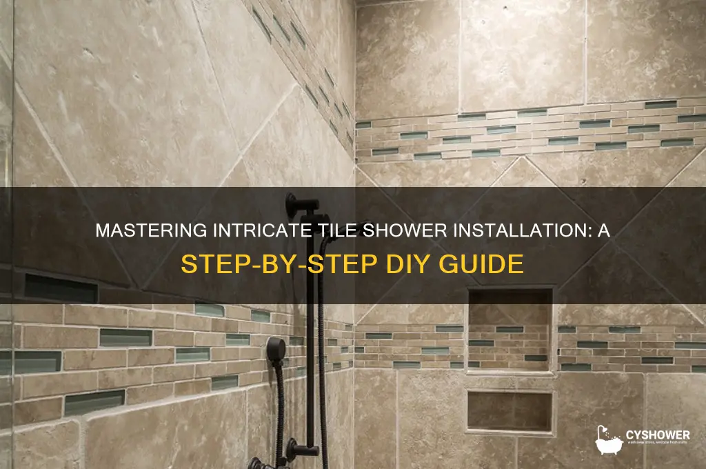 how to install intricare tile shower