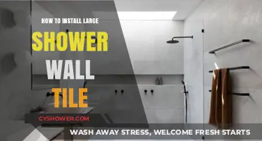 Mastering Large Shower Wall Tile Installation: A Step-by-Step Guide