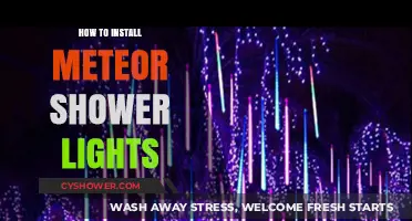 Transform Your Space: Easy Guide to Installing Meteor Shower Lights