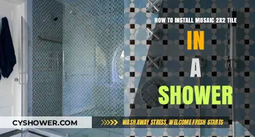 Step-by-Step Guide to Installing 2x2 Mosaic Tiles in Your Shower