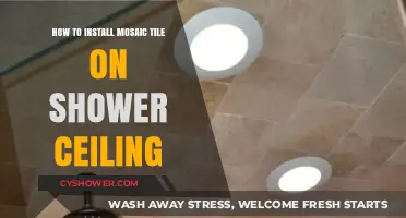Installing Mosaic Tiles on Your Shower Ceiling: A Step-by-Step Guide