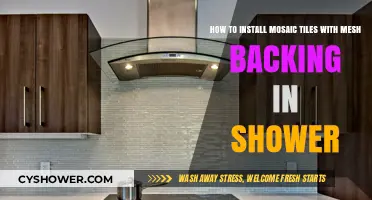 Easy Shower Upgrade: Installing Mesh-Backed Mosaic Tiles Step-by-Step