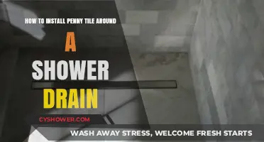 Installing Penny Tile Around a Shower Drain: A Step-by-Step Guide