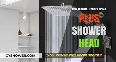 Easy Installation Guide for Power Spray Plus Shower Head
