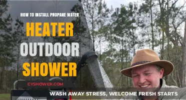 Easy Outdoor Shower Setup: Installing a Propane Water Heater