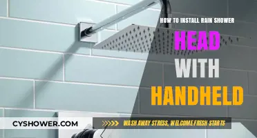 Easy DIY Guide: Installing a Rain Shower Head with Handheld