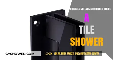 Installing Shelves and Hinges in a Tiled Shower: A Step-by-Step Guide