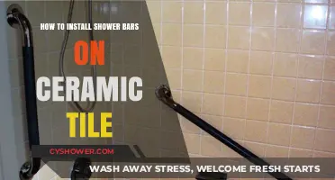 Easy Guide to Installing Shower Bars on Ceramic Tile