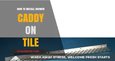Easy Guide to Installing a Shower Caddy on Tile Walls
