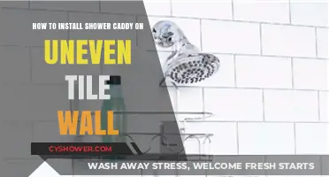 Easy Guide: Installing Shower Caddy on Uneven Tile Walls