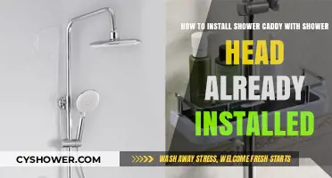 Easy Shower Caddy Installation Guide with Existing Shower Head Setup