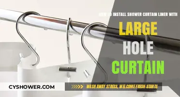 Easy Guide: Installing Shower Curtain Liners with Large Hole Curtains