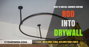 Easy Guide: Installing Shower Curtain Rods in Drywall