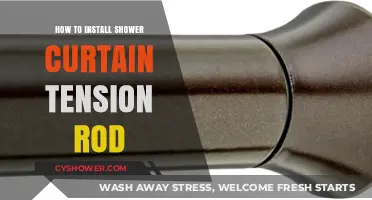 Easy Steps to Install a Shower Curtain Tension Rod