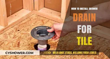 Step-by-Step Guide to Installing a Shower Drain in Tile Floors
