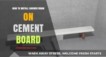 Mastering the Art of Installing Shower Drains on Cement Board