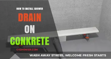 Mastering the Art of Installing Shower Drains on Concrete Surfaces
