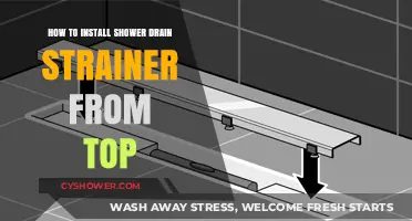Effortless Installation: Top-Mount Shower Drain Strainer Guide
