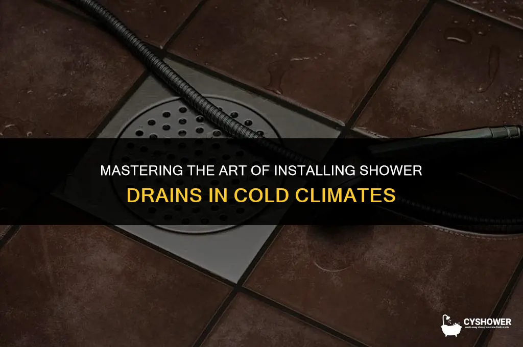 how to install shower drain with limited below zero