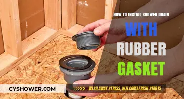 Mastering the Art of Installing a Shower Drain with a Rubber Gasket
