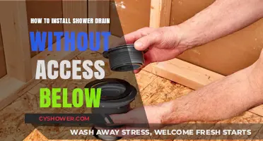 DIY Guide: Installing a Shower Drain with No Access Below