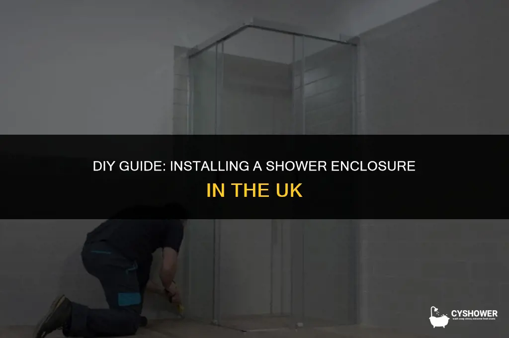 how to install shower enclosure uk