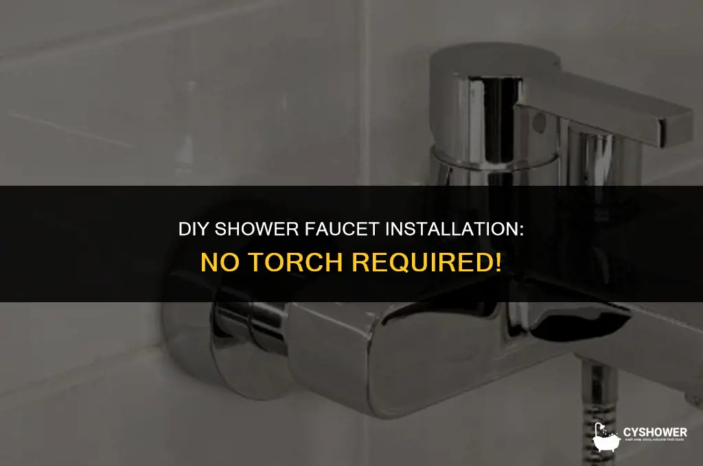 how to install shower faucets diy no torch
