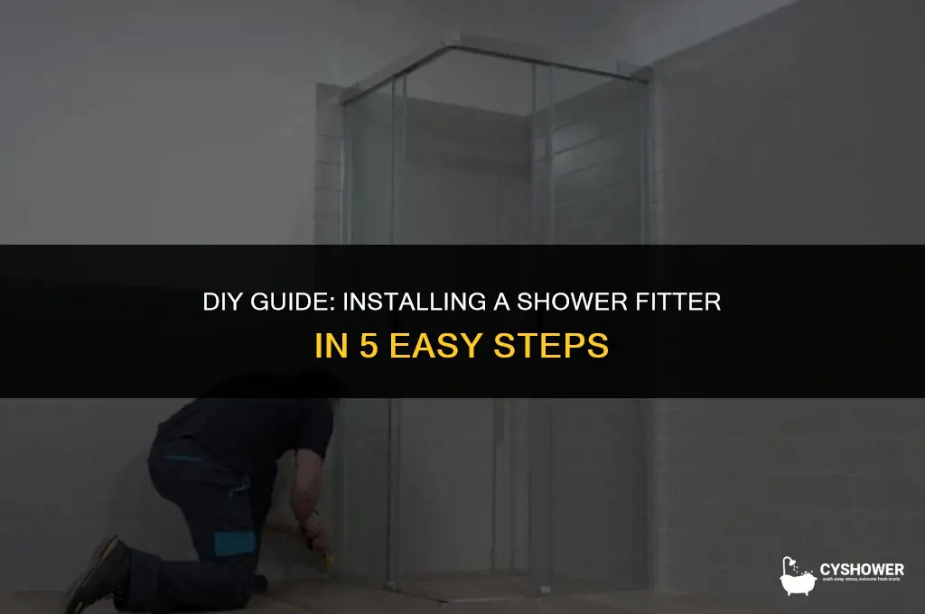 how to install shower fitter