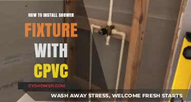 DIY Guide: Installing Shower Fixtures with CPVC Pipes