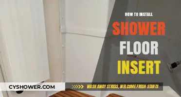 Effortless Installation: Transform Your Shower with a Floor Insert