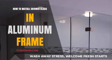 DIY Guide: Installing Shower Glass in an Aluminum Frame