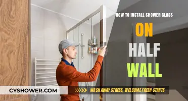 DIY Guide: Installing Shower Glass on a Half Wall