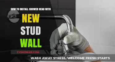Installing a Shower Head on a New Stud Wall: Step-by-Step Guide