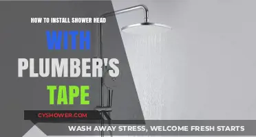 Easy DIY Guide: Installing a Shower Head with Plumber's Tape