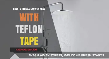 Easy DIY Guide: Installing a Shower Head with Teflon Tape