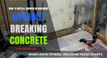 Basement Shower Installation: A Guide to Avoiding Concrete Damage