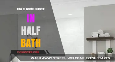 Transform Your Half Bath: A Step-by-Step Guide to Shower Installation