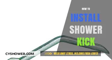 Mastering the Art of Installing a Shower Kick: A Step-by-Step Guide