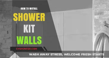 Transform Your Bathroom: A Step-by-Step Guide to Installing Shower Kit Walls