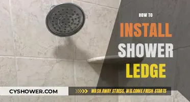 Transform Your Shower Space: A Step-by-Step Guide to Installing a Shower Ledge