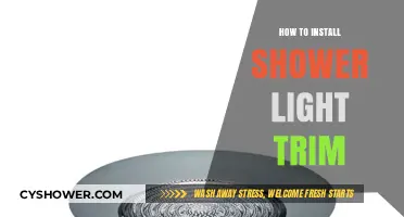 Effortless Elegance: Installing Shower Light Trim in 5 Steps