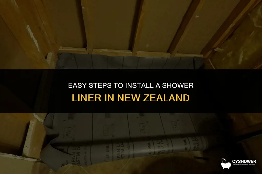 how to install shower liner nz