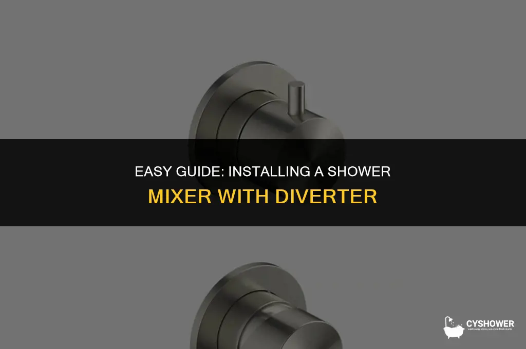 how to install shower mixer with diverter
