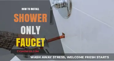 Effortless Installation: Your Guide to Shower-Only Faucets