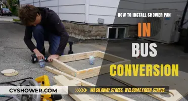DIY Guide: Installing a Shower Pan in Your Bus Conversion Project