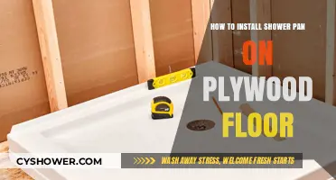 DIY Guide: Installing a Shower Pan on Plywood Flooring