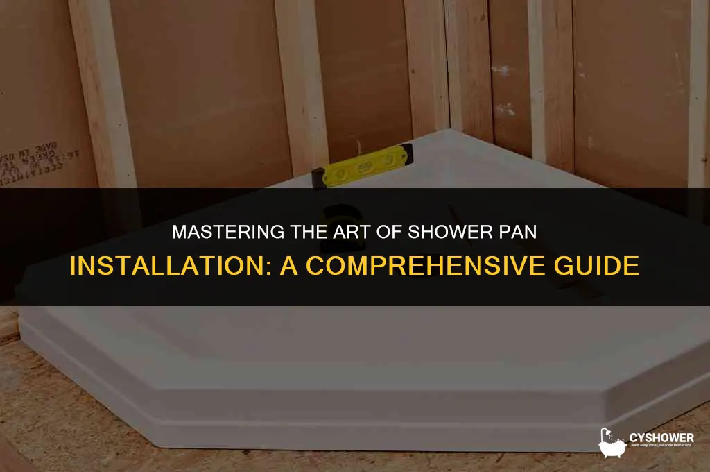 how to install shower pan step by step