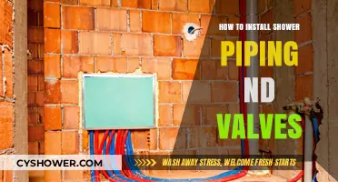 Mastering Shower Plumbing: A Guide to Installing Piping and Valves